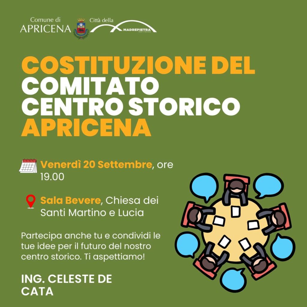 Costituzione del Comitato Centro Storico Apricena